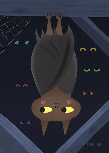 Benton Bat from Little Paper Farm by Noël ILL
http://www.zazzle.com/littlepaperfarm