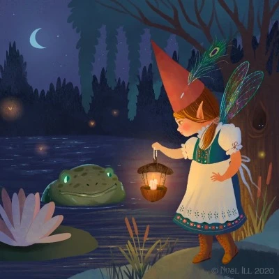 close up
Audio illustration~ Fairy Gnome’s Pond | Peaceful Nighttime Crickets and Frog Ambient Sounds  ~ follow the link to listen!