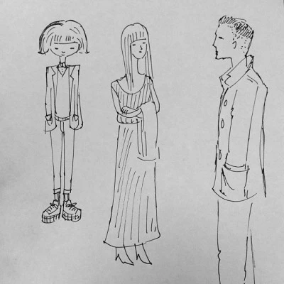 Some styles I saw at the #ASH concert the other night. #style #fashionillustration