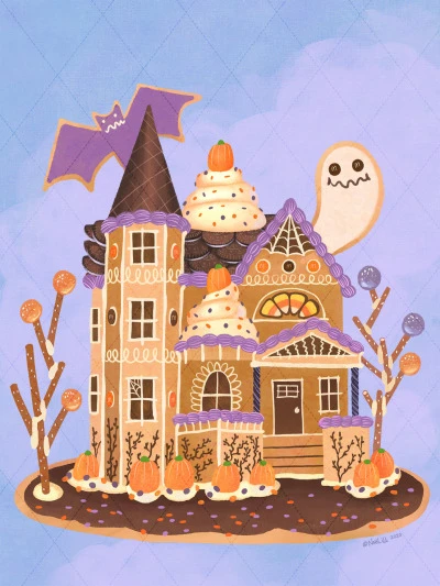 The Halloween Gingerbread House by NoëL ILL
Yummy, a sweet confection of spooky perfection! The Halloween Gingerbread House is perfect for the Halloween lover. Even after Halloween is over, this digital wallpaper can carry into the holiday season or...