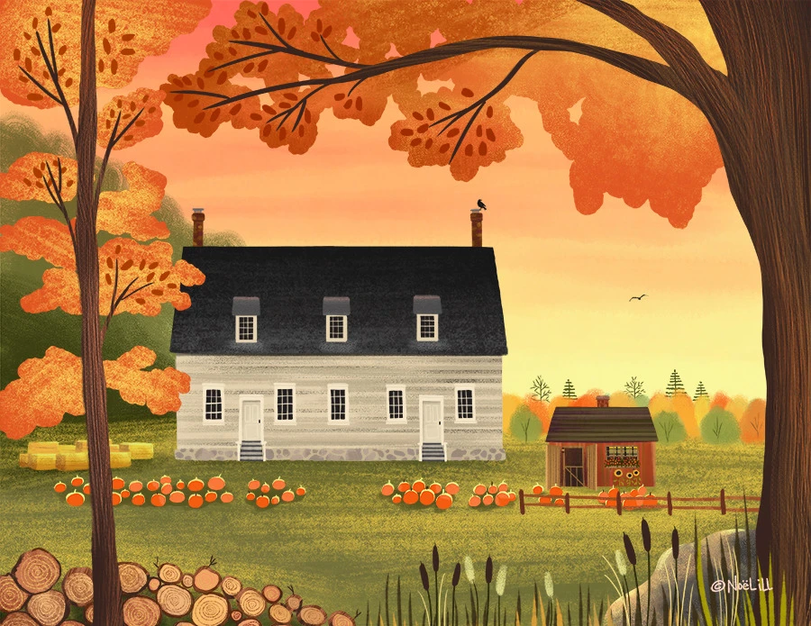 October House from the Happy Sweet Home series illustrated by Noël ILL