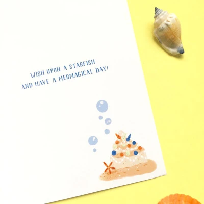 noelillartshop:
“Starfish Mermaid greeting card
”