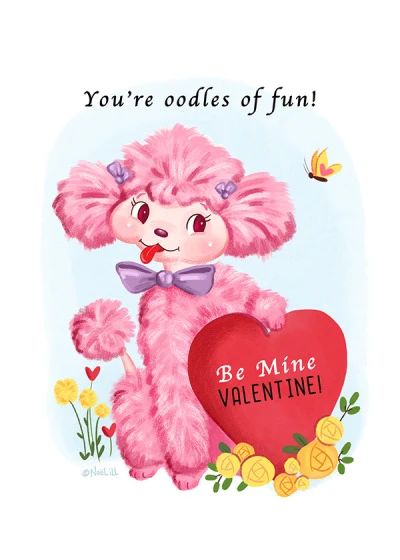 Vintage inspired Valentine by Noël ILL