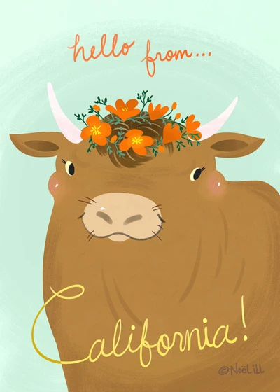 Hello From California greeting card from Little Paper Farm
https://www.zazzle.com/hello_from_california_card-137754684049285453
@noelill