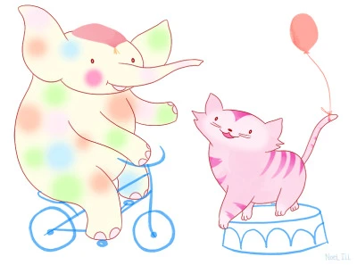 Remember those spotted toy box elephants from the 70′s!? I love them!