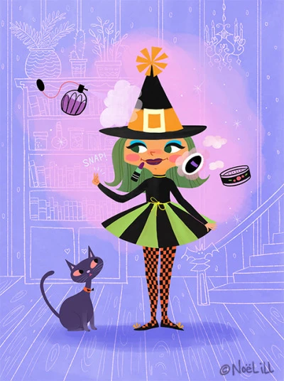 Pearl Witch, Olive Witch, and Lilly Witch